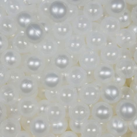 Palline giocattolo ø7cm 200pz perla, trasparenti (1/3)