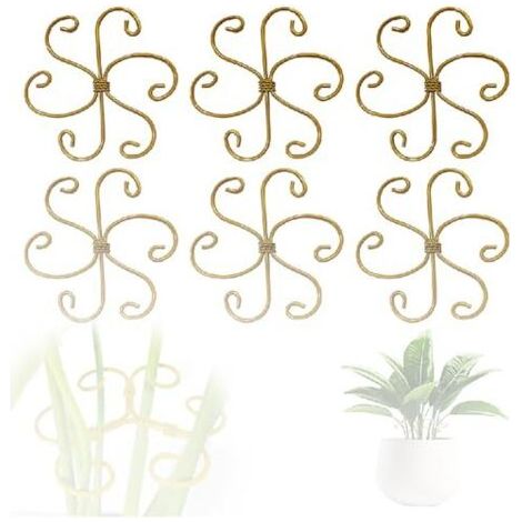 Support incurvé réutilisable pour plantes grimpantes, arche de soutien douce pour plantes en pot et légumes grimpants, forme décorative en cœur (1/5)