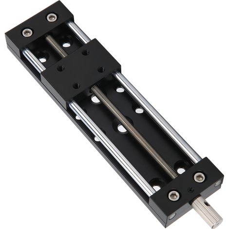 Gleittischplattform X Schwalbenschwanzführung Lineartisch mit Zahnrad-Drehgriff SP40A-DB95 (1/5)