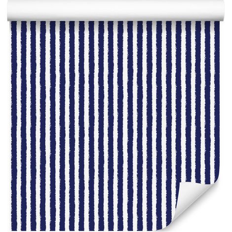 Elegante, vertikal gestreifte Tapete für Wohn- und Schlafzimmer, 50 x 1000 cm (1/5)