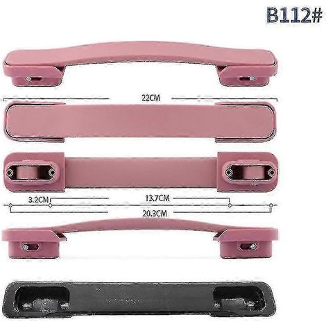 Poignée de bagages poignées de traction en plastique poignée pièces de rechange pour valise de voyage (1/5)