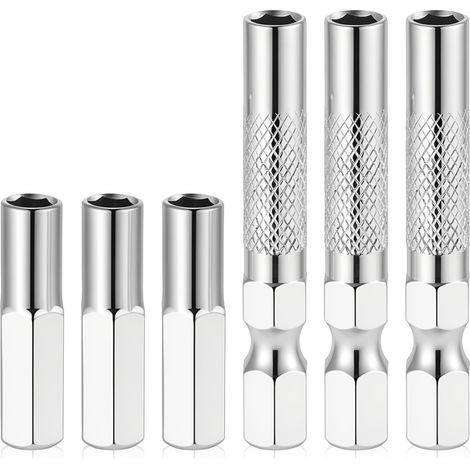 Lot de 6 embouts de tournevis hexagonaux 1/4" (1/5)