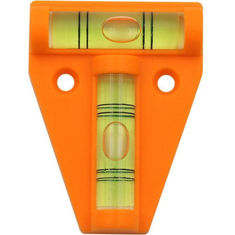 3pcs Orange Snow Green - Pack of 2 T Bubble Level, Mini Bubble Level Accessory for Motorhomes or Car (1/5)