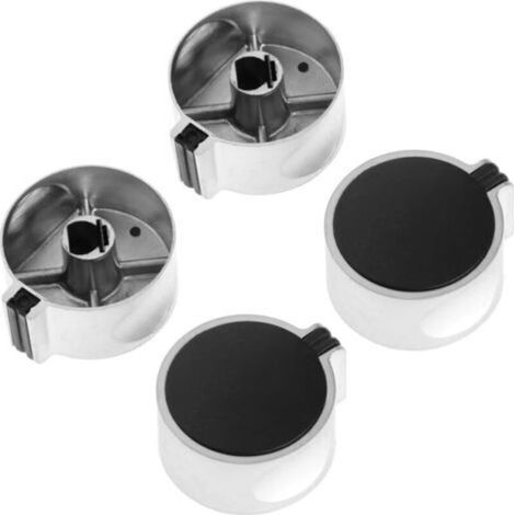 Lot de 4 boutons de 6 mm pour plaque de cuisson à gaz. (1/5)