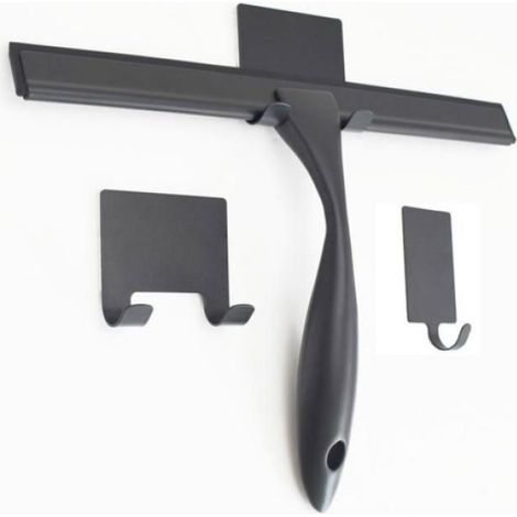 Essuie Glace de Douche Multi Usages Outils de Nettoyage de Salle de Bain Essuie Glace de Fenêtre Miroir Verre Porte (1/5)