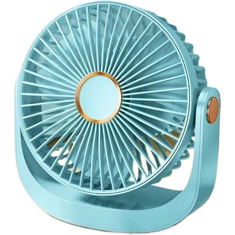 Sèche-cheveux portable silencieux avec veilleuse intégrée et batterie rechargeable USB – couleur bleue (1/4)