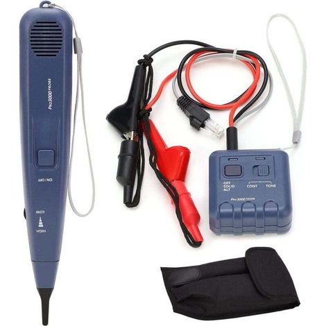 Network Cable Tester Electrical Voltage Detector Locator with LCD Display (1/4)