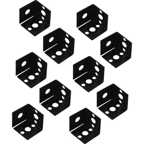 10 Ensembles Support Équerre Angle Fixation Pour Étagères Design À Degrés Durable Pour Divers Angles (1/5)