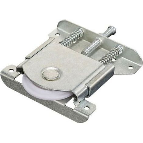 Sliding Door Rollers - Set of 2 - Steel and Nylon - Silent - Adjustable - Durable (1/4)