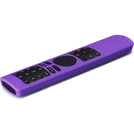 Stoßfeste und rutschfeste Schutzhülle aus weichem Silikon für die TV-Fernbedienung des Xiaomi Mi 4S Fernsehers (lila) (1/5)