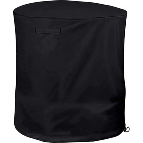 Funda para trituradora de madera, Protege tus equipos de jardinería, Impermeable y resistente a los rayos UV, 85 x 110 cm, Negra (1/5)