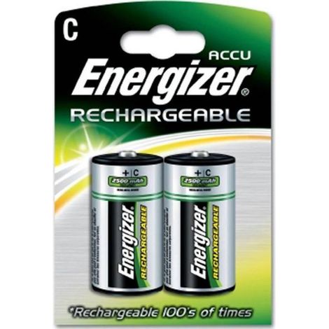Pile Rechargeable C - Format LR14 HR14 - 1,2 V - NiMH - Pour Appareils Grand Format - Lot de 2 (1/2)
