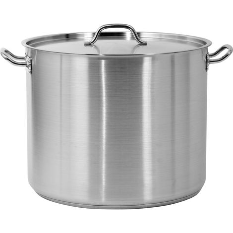 Marmite professionnelle MOYENNE 45x36cm 57,3 litres avec couvercle (1/2)