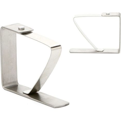 FERMATOVAGLIE IN ACCIAIO INOX mm. 40x55 - 50 pezzi
