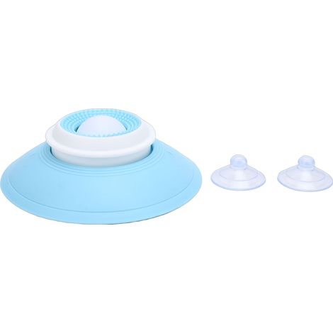 Jouet à lécher pour chien et chat, boule rotative, bol à lécher, ventouse d'enrichissement, mangeoire interactive, distributeur de friandises, blanc (1/5)