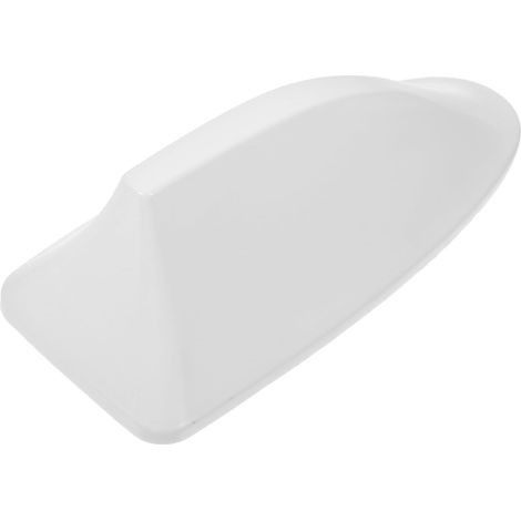 Cache D'antenne en ABS Blanc Aileron de Requin pour Voiture Installation sans Perçage Base de Signal Radio Fiable pour Toit Automobile Élégant (1/5)