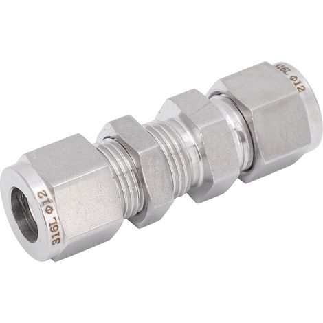 Bague de serrage double en acier inoxydable 316, raccord de cloison, accessoires, Ф1/2 (1/5)