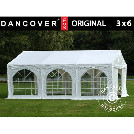Tente de réception Original 3x6m PVC 900, Blanc (1/5)