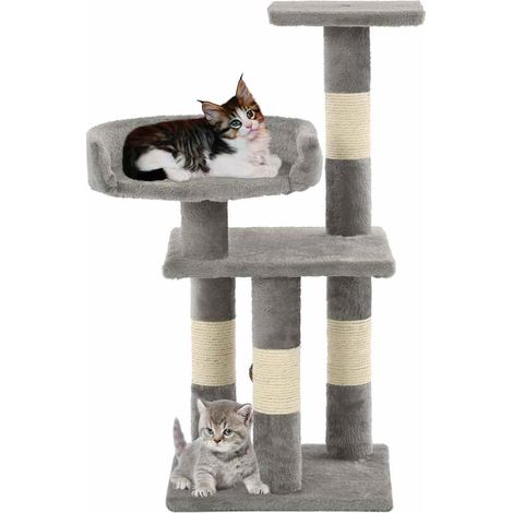 Maison Exclusive - Rascador para gatos con postes de sisal 65 cm (1/5)