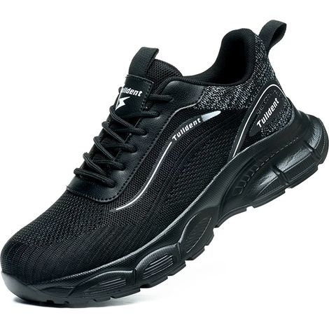Chaussures de travail anti-écrasement et anti-coup de couteau pour hommes, bottes de sécurité, chaussures isolantes, bottes tactiques 43 (1/5)