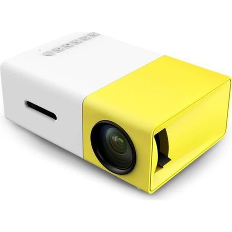Projecteur Vidéo Portable YG300 Full HD 1080p - Jaune (1/3)