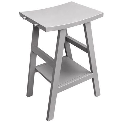 Mobile consolle bagno in Teak naturale con top semicurvo (1/2)