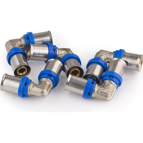 Coude égal à sertir pour tube multicouche NOYON & THIEBAULT Ø16 (x5)