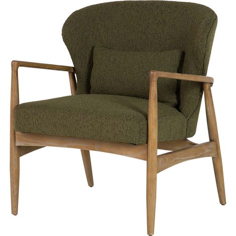 Frischer grüner Holzsessel 71X73X74 cm (1/5)
