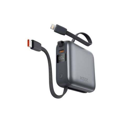 Powerbank KSIX BPB10PD22INTG - 10000mAh · 22,5W · USB Tipo C · Gris
