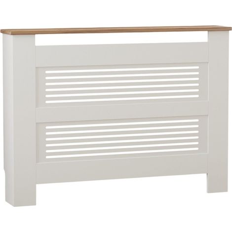 Armoire de radiateur en bois "Termora" 112 x 19 x 82 cm - Pin atlantique