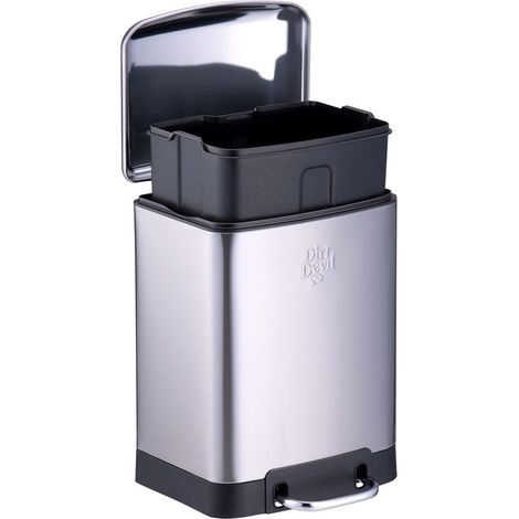 Pattumiera a Pedale 6L con Chiusura Morbida Cestino Spazzatura per Bagno Cucina (1/5)