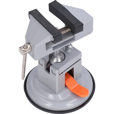 Mini-Drehschraubstock mit 360°-Drehung, Saugnapf, universeller Vierkantklemme für Präzisionsarbeiten, Saugfuß, kompaktes Multifunktionswerkzeug. (1/5)