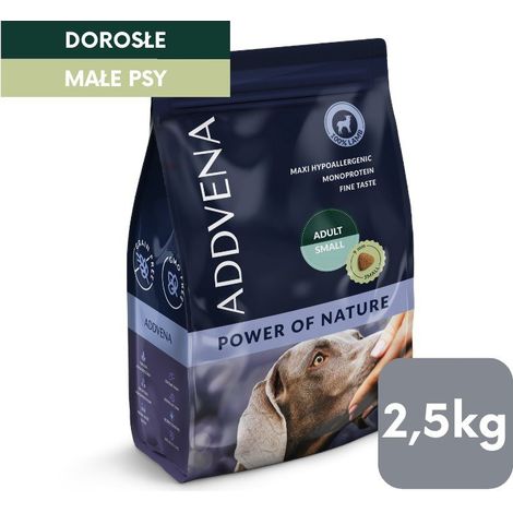 ADDVENA PUISSANCE DE LA NATURE pour chiens adultes de petites races 2,5 kg (1/4)