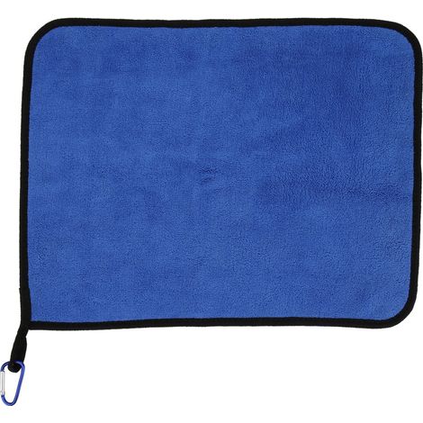 Serviette de pêche 100% coton épais double face absorbante avec crochet métallique (1/5)