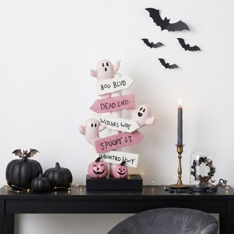 Haunted Boo Pumpkin Halloween Signs (1/2)