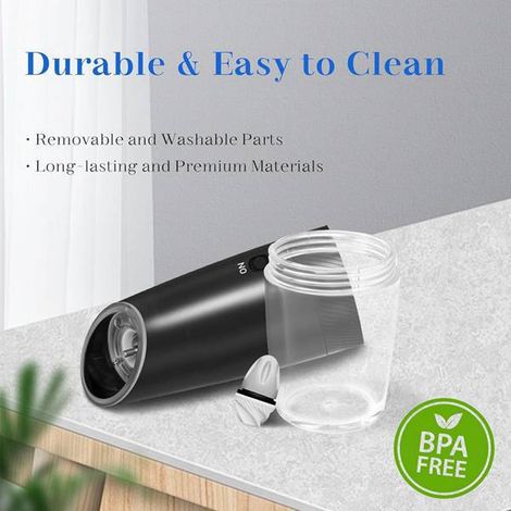 1 set. Colour: Black. Material: ABS. Refillable salt and pepper shaker set, gravity operated. (1/5)