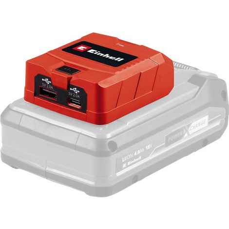Einhell 4514148 TC-CP 18 Li USB A/C-Solo USB Battery Adaptor EINTCCP18N