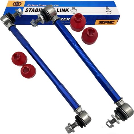 2 x Adjustable Stabiliser Bar Tie Rod 35-40 cm M12 X354012 Front (1/5)