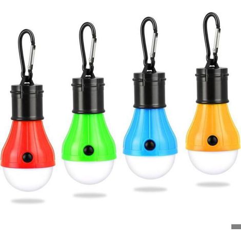 Lampe de Camping, 4x Lanterne de Camping LED Lampe de Camping à Piles Lampe de Tente Portable Lumière de Secours étanche (1/5)