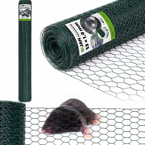 Filet anti-taupes en PVC OC 13 x 1,0 mm, dense et durable, 25 m²
