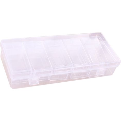 Boite De Rangement Pour Perles - Transparente Et Portable - Pour Diamond Painting Et Accessoires Miniatures - Lot De 1 (1/5)