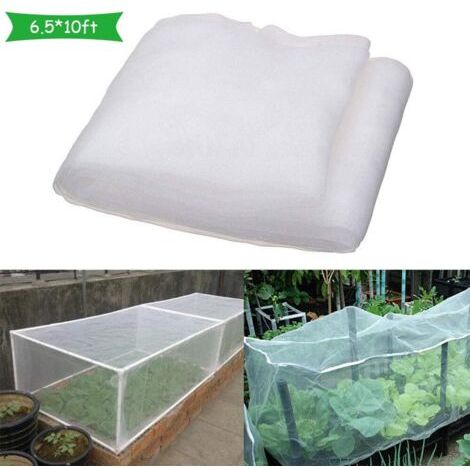 Filet de jardin transparent de protection contre les animaux pour la protection des légumes, filet de jardin respirant ultra-fin de 2 x 5 m, idéal pour les travaux manuels. (1/5)