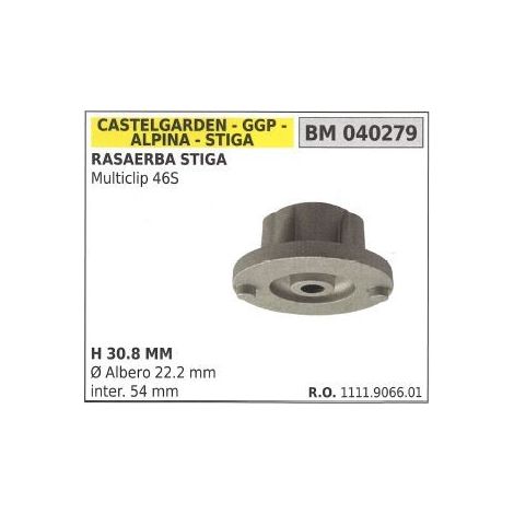 Supporto mozzo portalama rasaerba tagliaerba multiclip 46S STIGA 040279