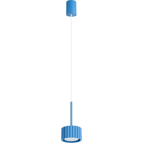 Lampade a sospensione AURA azzurro 10x125x10cm Sollux (1/5)
