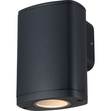 Applique esterna ovale nera GU10 10W IP54 Kanlux ZEVI (1/5)