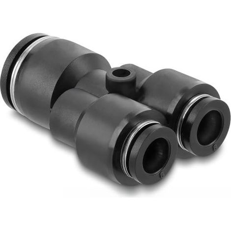 DELOCK CONNECTEUR PNEUMATIQUE 2 X 8 MM VERS 1 X 12 MM AVEC TROU DE FIXATION Y-FOR 60753
