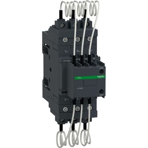 Contacteur CONT 30KVAR 230V 1NO+2NC avec 30 kVAR et une tension de 230V.