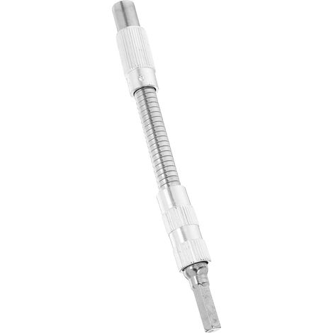 Rallonge Flexible en Acier pour Perceuse Joint, Arbre Flexible de 6,35mm, Extension Robuste pour Tournevis et Forets, pour Accès Difficile (1/5)