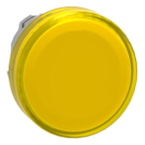 Cabeza LED PIL.LUM amarilla con lente plana y 3W, 3000K, IP65.