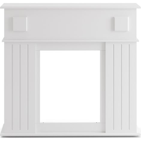Cornice per caminetto , Bianco, 109 x 100 cm, Vicco (1/5)